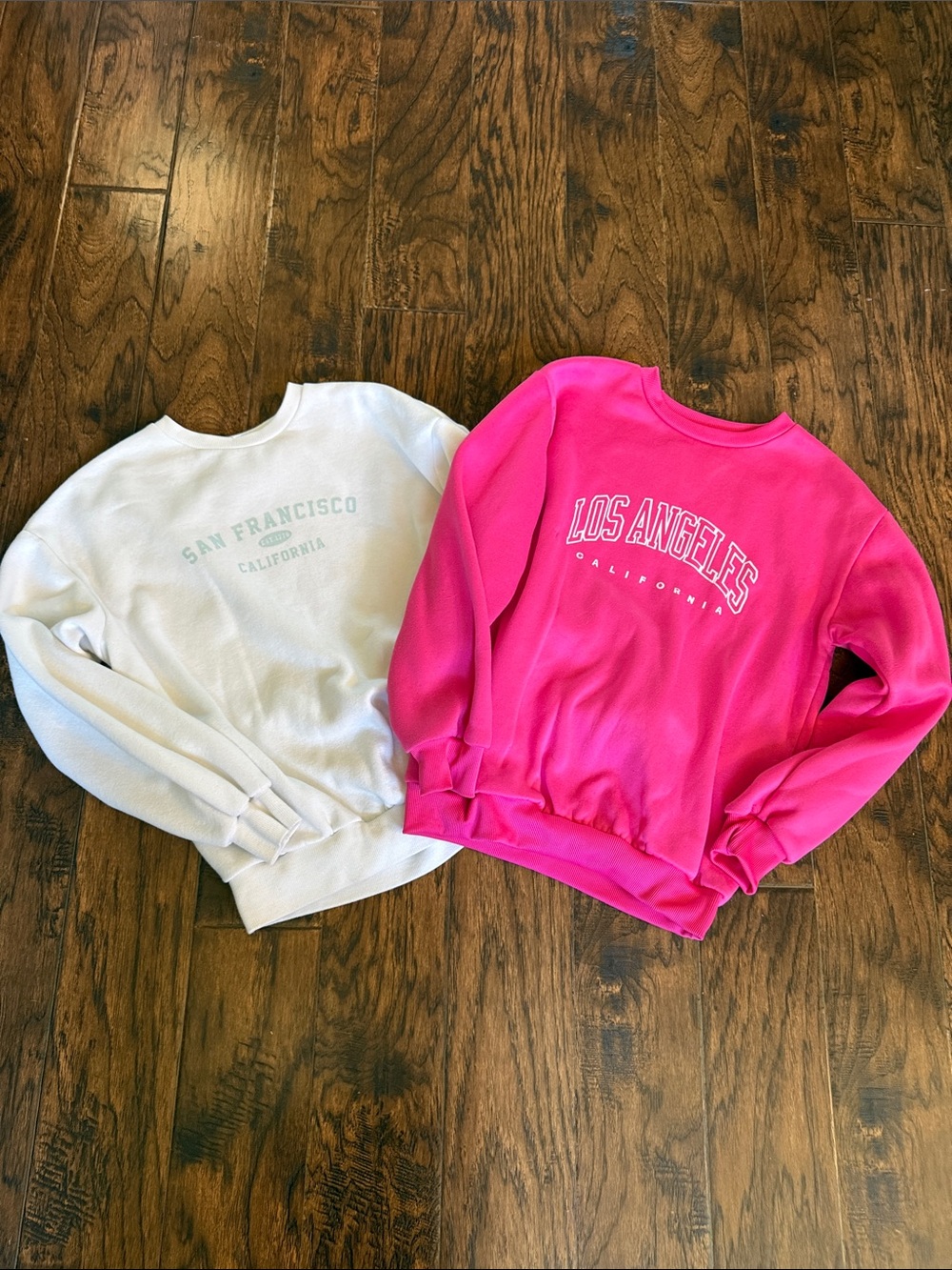 TWO Shein Sweatshirts, size youth large